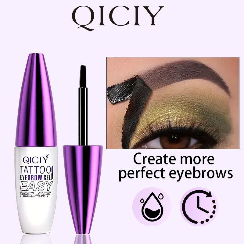 Easy Peel-Off Eyebrow Gel, Tattoo Eyebrow Gel, Tinted Eyebrow Dye Paste, Professional Waterproof and Sweatproof Eyebrow Tint Easy Peel-Off Eyebrow Gel, Tattoo Eyebrow Gel, Tinted Eyebrow Dye Paste, Professional Waterproof and Sweatproof Eyebrow Tint