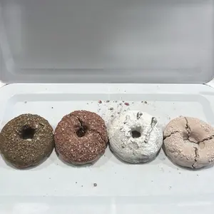 Miscelánea aurora Clay mix of different clays and colors in a form of circles. Includes 4 items. Made in Mexico