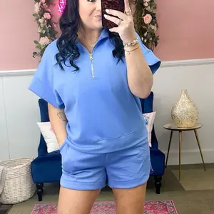 Scuba High Neck Short Set