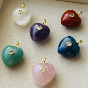 Heart Stone Charm