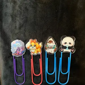 Custom Acrylic Paper Clips/Book markers