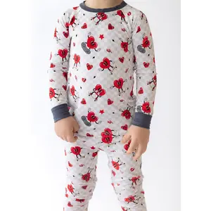Skater Hearts Two-Piece Pajamas