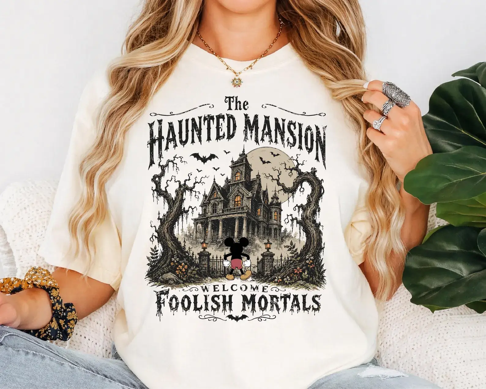 Haunted Mansion Shirt, Mickey Halloween Tee, Retro WDW Spooky Season Tshirt, WDWHalloween Shirt, Halloween Party Tee