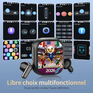 Bluetooth 5.4 Earphones with LED Display | Hi-Fi Sound, Waterproof & Wireless | 134 Language Translation via App | TWS Touch Earbuds for Office, Sports, Study & Calls | Built-in Mic |  Hi-Fi Wireless