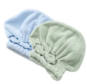 Microfiber Hair Drying Caps Large Extrame Soft Ultra Absorbent Fast Drying Turban Hair Wrap Towels Thick Fluffy for Women Flexible Stretchiness