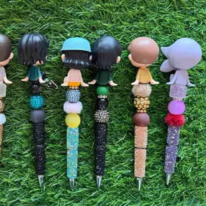 Stranger Beaded Pens with Unique Bead Designs and Colorful Accents for Stylish Writing