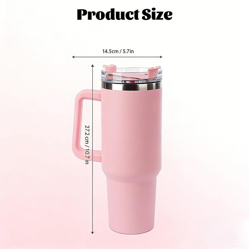 Stainless Steel Vacuum Insulated Glass 40oz Cup with Handle and Straw for Children's Gift Set,Portable Drinkware-Mug,Water Bottles,Flasks easter toy funny Tumbler Drinkware girl gifts friendship,Stanley Accessory Charms,valentine gifts, birthday holiday
