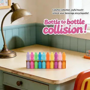 [Upgraded Version] Mini Match Colorful Bottles Color Game 20 pcs for Family Game Nights Parties Enhances Logical Thinking Skills Fun Interactive Educational Tool for Kids & Adults Portable 23.5cm x 5.5cm NewYearHaul Group Activity