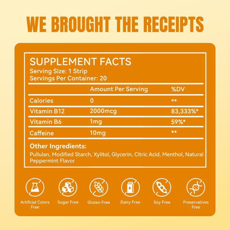 MiHiYo Focus Support Oral Strip, Zero Jitters, 0.08mm Thin, On-the-Go