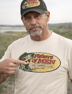 Fishers Of Men Christian Fishing T-Shirt – Pro Fishing Club Faith Tee For Men