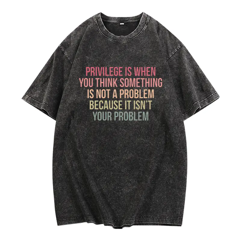 Women's Retro Feminist Fitted Solid Graphics Short-Sleeve Vintage Washed Cotton Top - Autumn-Winter Casual Round Neck T-Shirt/Hoodie/Sweatshirt, Empowering Women's Rights Gift