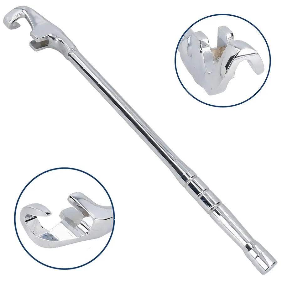 Wrench Extender Tool Bar, Extra-Long 15 Inch Wrench Extension for Maximum Leverage Universal Extension Tool for Automotive Repair & Mechanics
