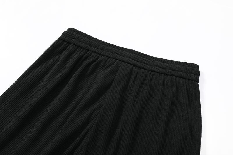 Men's Everyday Casual Pants - Simple Drawstring Loose Fit Letter Patchwork Straight Leg Comfortable & Versatile for Daily Commuter