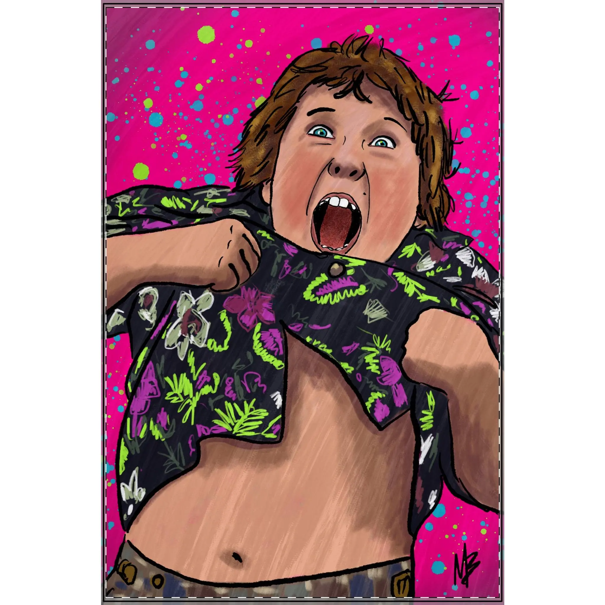 Goonies Chunk poster