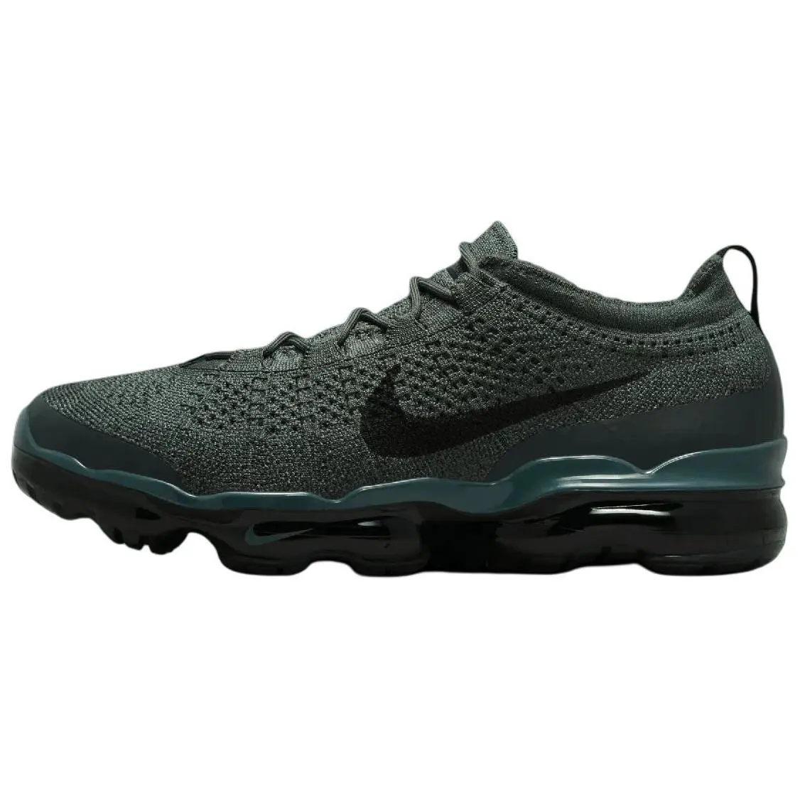 NIKE Air VaporMax 2023 Flyknit Unisex Running Sneaker - Closed-Toe Lightweight Performance Athletic Footwear, Dark Spruce, Runs Small