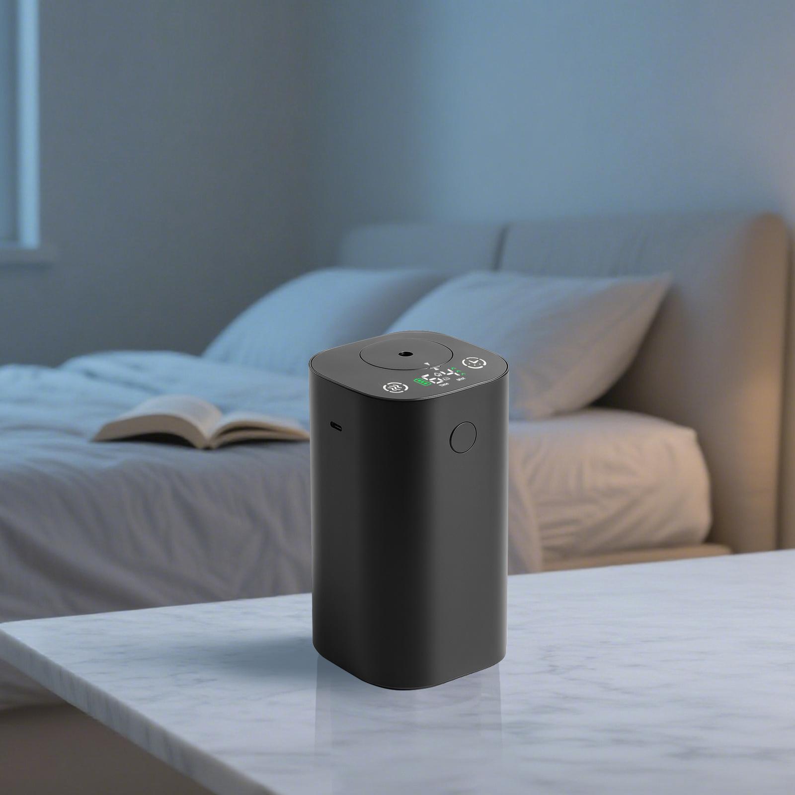 Waterless Diffuser for Essential Oil, Rechargeable Scent Diffuser Machine, 20ml Capacity, Mini Scent Air Machine, 4 Countdown Timers & 4 Mist Levels for Home, Room, Car, Office, Fragrance Diffuser, Efficient Mist Output, Highquality Diffuser