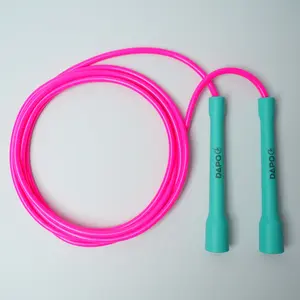 DAPO Speed ​​Jump Rope PREMIUM – Adjustable 6mm Diameter 3.3 Yards Long Exercise Rope For Home And Cardio Gym Use Uni Sex