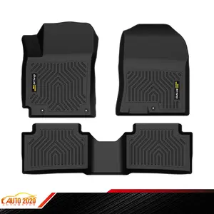 All Weather 3D TPE Floor Mats Liner Car Fit For 2018-2023 Hyundai Kona Gasoline