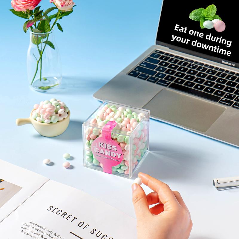 【Promotional Event】Sugar-Free Mint Candies in Square Box for Fresh Breath