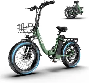 1300W/1800W Folding Electric Bike for Adults, 75-86 Miles PAS Range, 52V 13Ah/18.2Ah Removable Battery, 20" Fat Tire Electric Bicycle, 20MPH 7-Speed Commuter Ebike, Max 330LBS, UL2849 Certified
