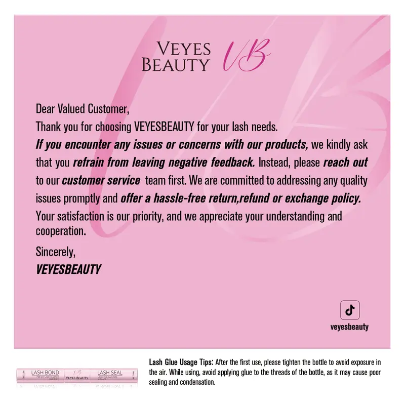 Product Introduction of VEYESBEAUTY Lash Bond & Seal - White 10ml for DIY Eyelash Long-Lasting Extensions Glue Makeup Cosmetic 1