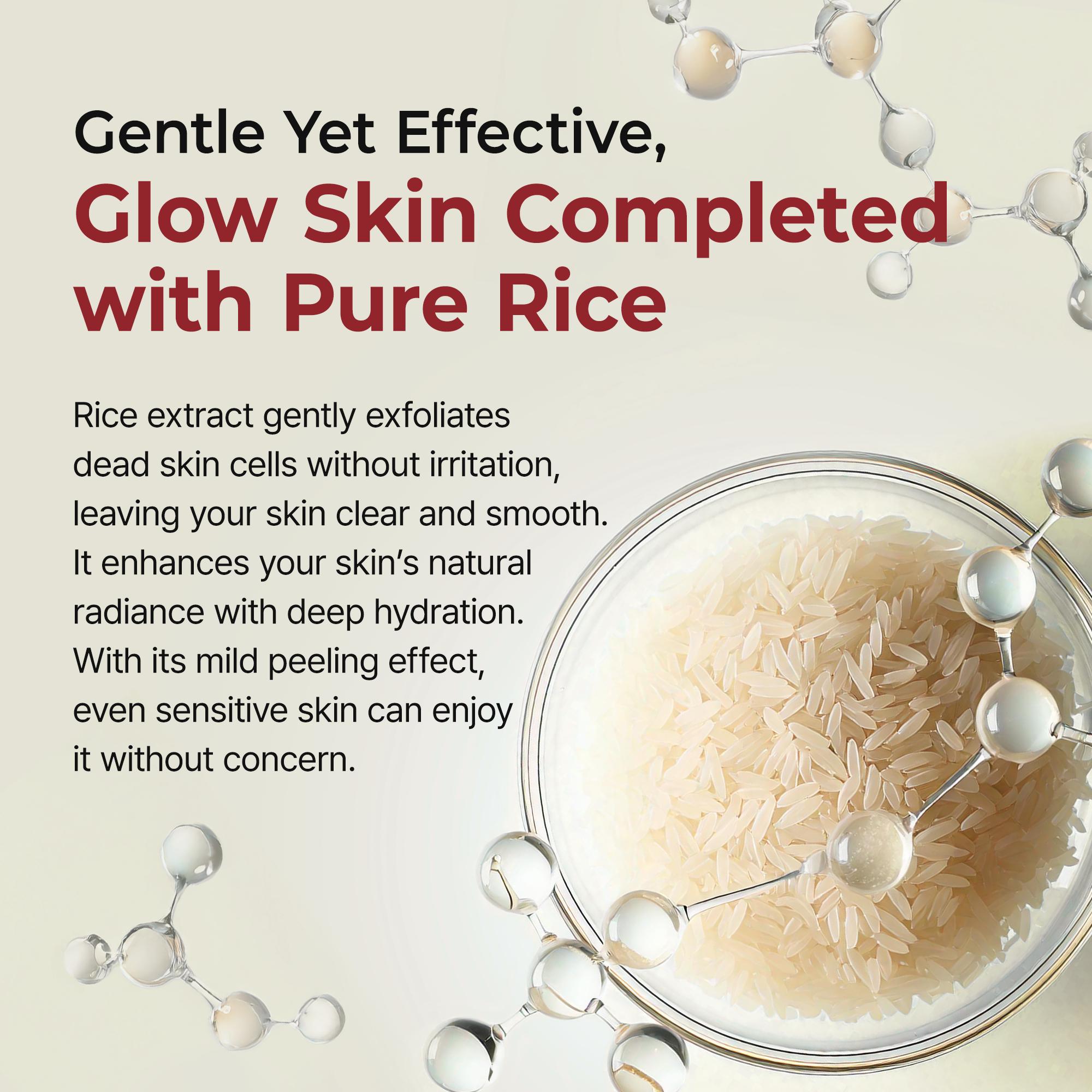 [Dr.Melaxin Official] The Ultimate Exfoliating Glow Rice Routine Set Exfoliating Glow Rice Peel Shot Facial Cleanser Pore Care Serum Skin Repair Care