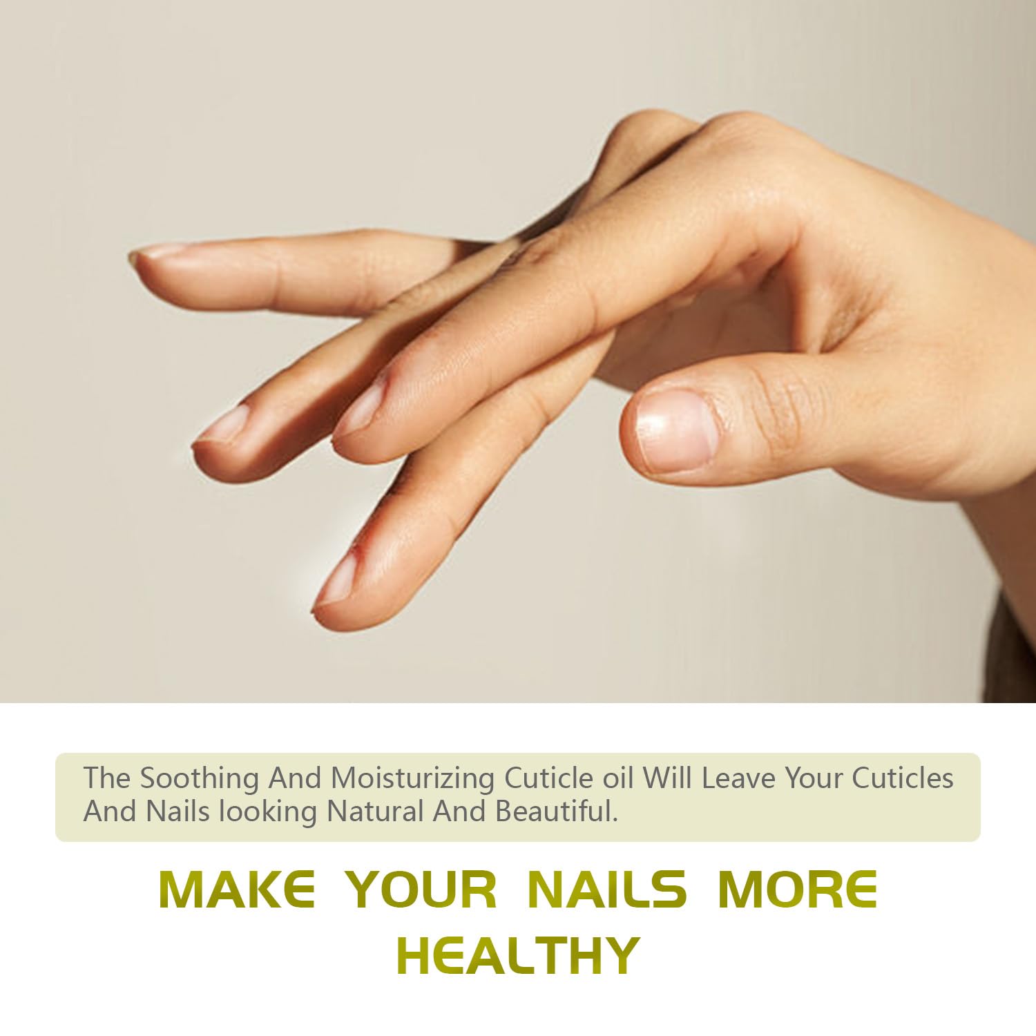 Cuticle Oil for Nails that promotes nail growth and strengthens nails, ideal for damaged nails. Enriched with Vitamin E for complete cuticle care.