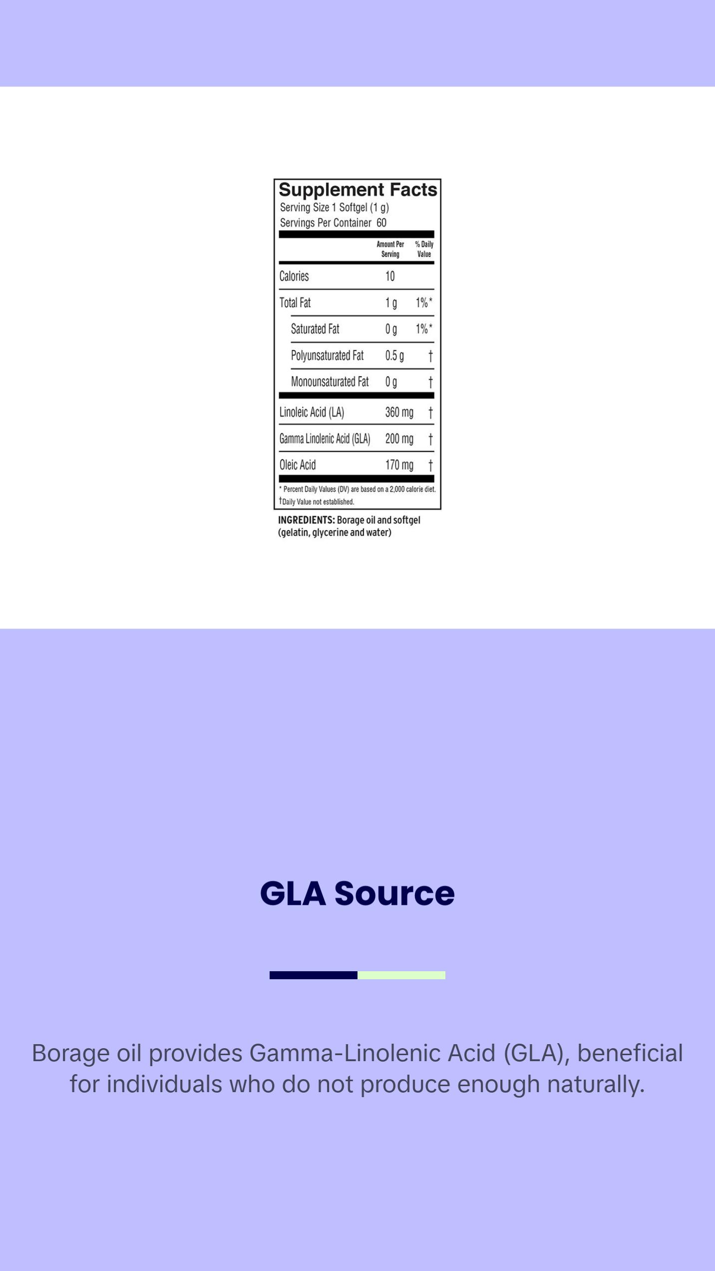 Barlean's Borage Oil Capsules, 1000mg Cold Pressed Pure Borage Seed Oil GLA Supplement Healthcare Dietary Barlean's Borage Oil Capsules, 1000mg Cold Pressed Pure Borage Seed Oil GLA Supplement Healthcare Dietary