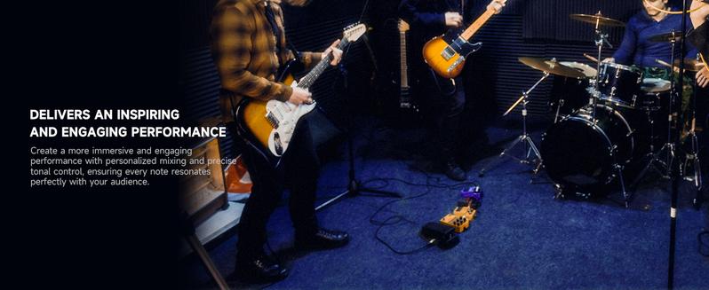 Donner Versa - Yellow Fall II 3x3 Reverb-Delay Combo Guitar Pedal with Tap Tempo Donner Versa - Yellow Fall II 3x3 Reverb-Delay Combo Guitar Pedal with Tap Tempo