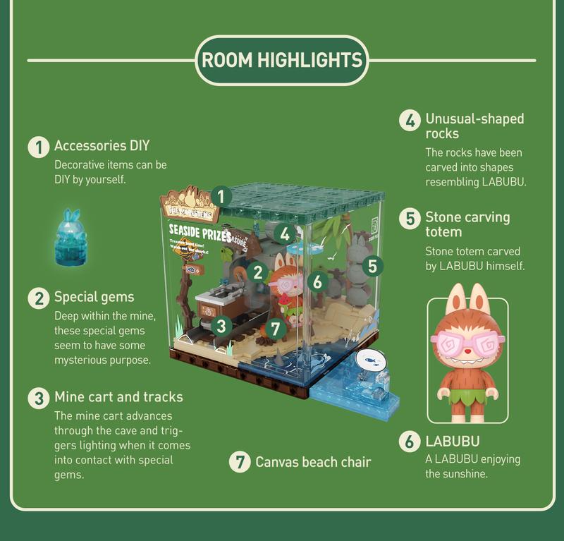 POP MART THE MONSTERS Forest Secret Base Series Blocks Part 2