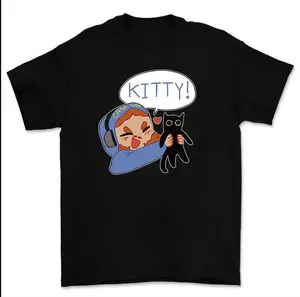 Caseoh Kitty Meme Shirt Playful Quirky Graphic Modern Streetwear