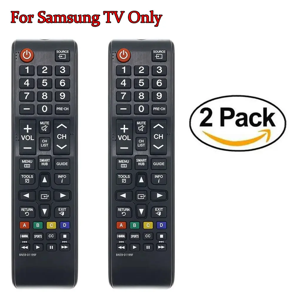 2 Pack Universal Remote BN59-01199F for Samsung 4K LED LCD SMART TV TM1240A 2 Pack Universal Remote BN59-01199F for Samsung 4K LED LCD SMART TV TM1240A
