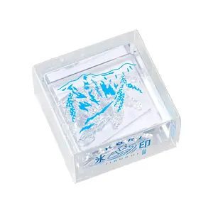 King Jim Kori Jirushi Transparent Ice Stamp - Large Size Yama