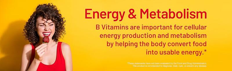 NatureWise Super Vitamin B Complex for Women and Men - with Vitamin C, Folic Acid Biotin B1 B2 B3 B6 B12 - Support Cellular Energy & Mental Clarity - Vegan, Gluten & Dairy Free, Non-GMO - USA Manufactured