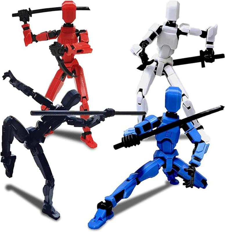 3/4/5 pc Titan 13 Action Figure Set - 2025 New 5pcs Multi-Jointed Robot Figures for Collectors & Decorators - Dynamic Poses & Detailed Design - Perfect for Desktop Decor