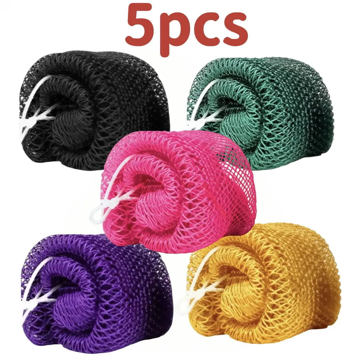 Ethically Sourced Nigerian African Exfoliating Net Sponge - Bath Sponges, Exfoliating Body Glove, Body Wash Net Loofahs & Poufs for Bath, Lifts Dead Skin Buildup, Body Wash Net Loofahs, Sponges, & Poufs, Exfoliating African Body Net Loofahs, Sponges, & Po