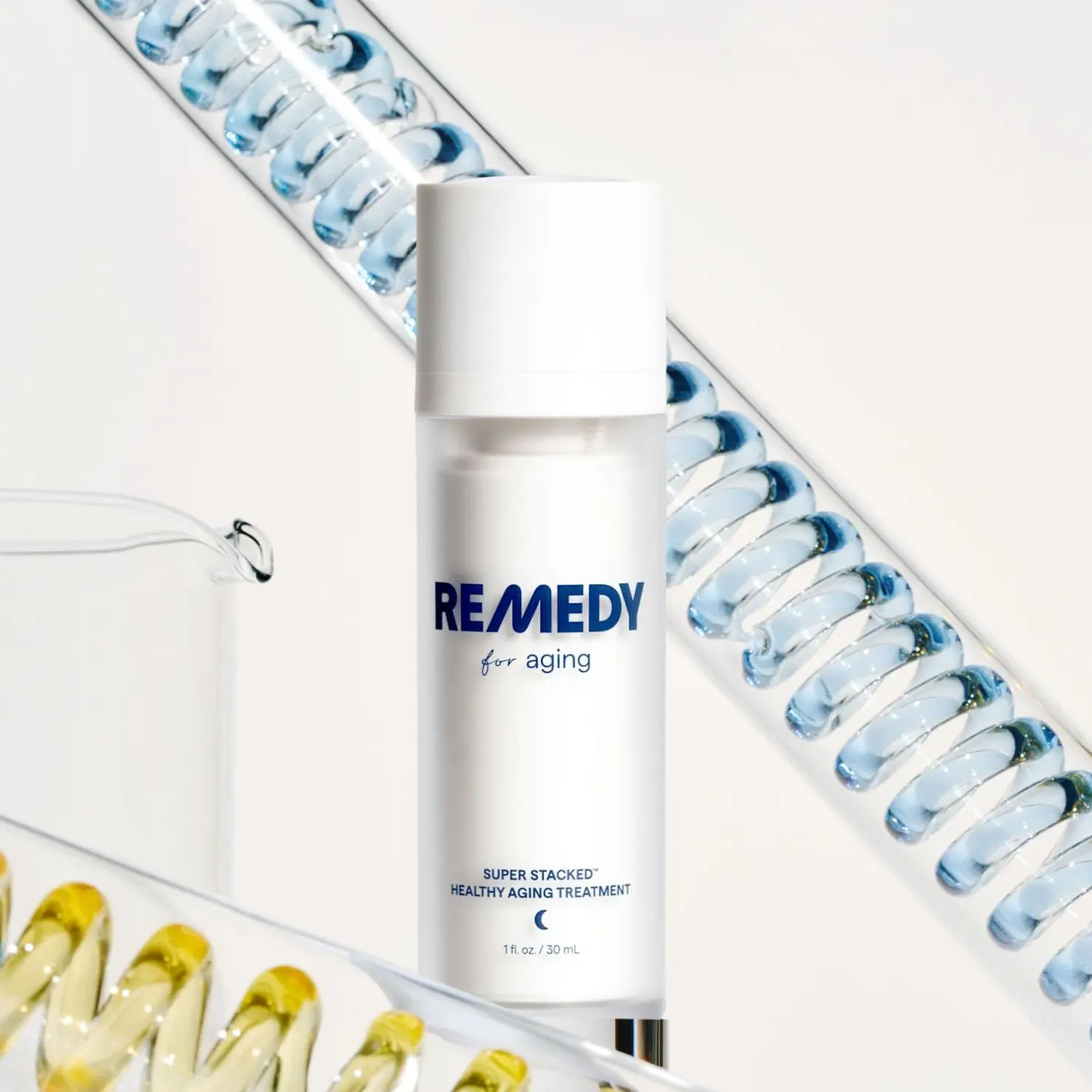 REMEDY for Healthy Aging - Advanced Anti-Aging Serum for Wrinkles, Texture, Elasticity & Uneven Skin Tone with Retinol & Peptides