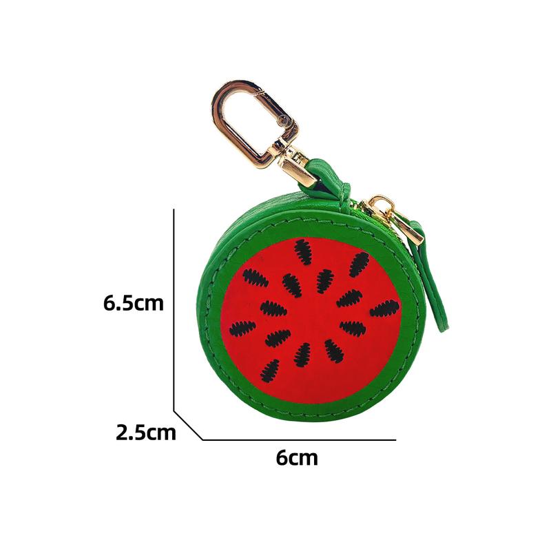 Fruit Shape Cherry Design Fruit Charm Coin Purse Blueberry Peach Cute Key Chain Mini Pouch Wallet Gift For Airtag Girl Women bag charms purse charms bag charm purse accessories cherry charm for bag