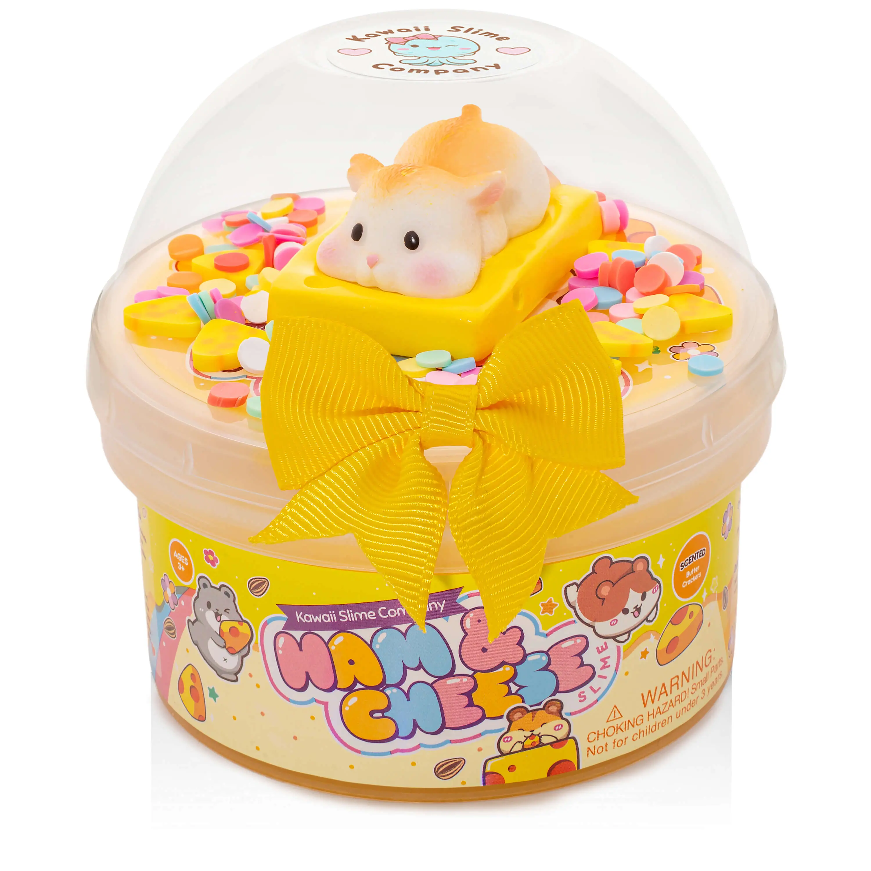 Ham & Cheese Glossy Signature Dome™ Slime