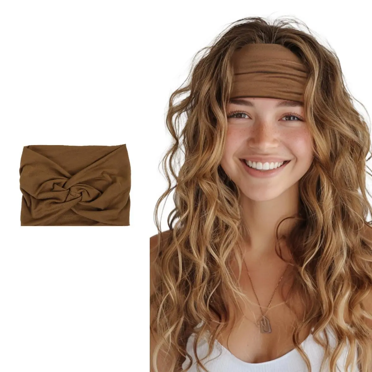 GOOGOO Women Twist Knot Headband Fashion Hair Accessories,Solid Color , Vintage, for Casual Fashion Sports，Pack of 1 summer hairstyles #tiktokshopbacktoschool #sohochic