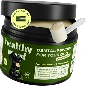 Healthywoof Dog Dental Powder for Small and Medium Breeds & Multi-Pet Homes