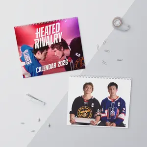 Heated Rivalry Wall Calendar, 2026 Heated Rivalry Wall Calendar