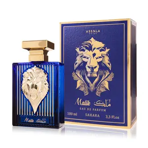 Assala Prime MALIK SAHARA Eau De Parfum 3.4FL / 100ML Unisex - Spicy, Leather, Amber - Majestic, long lasting, affordable fragrance for men and women