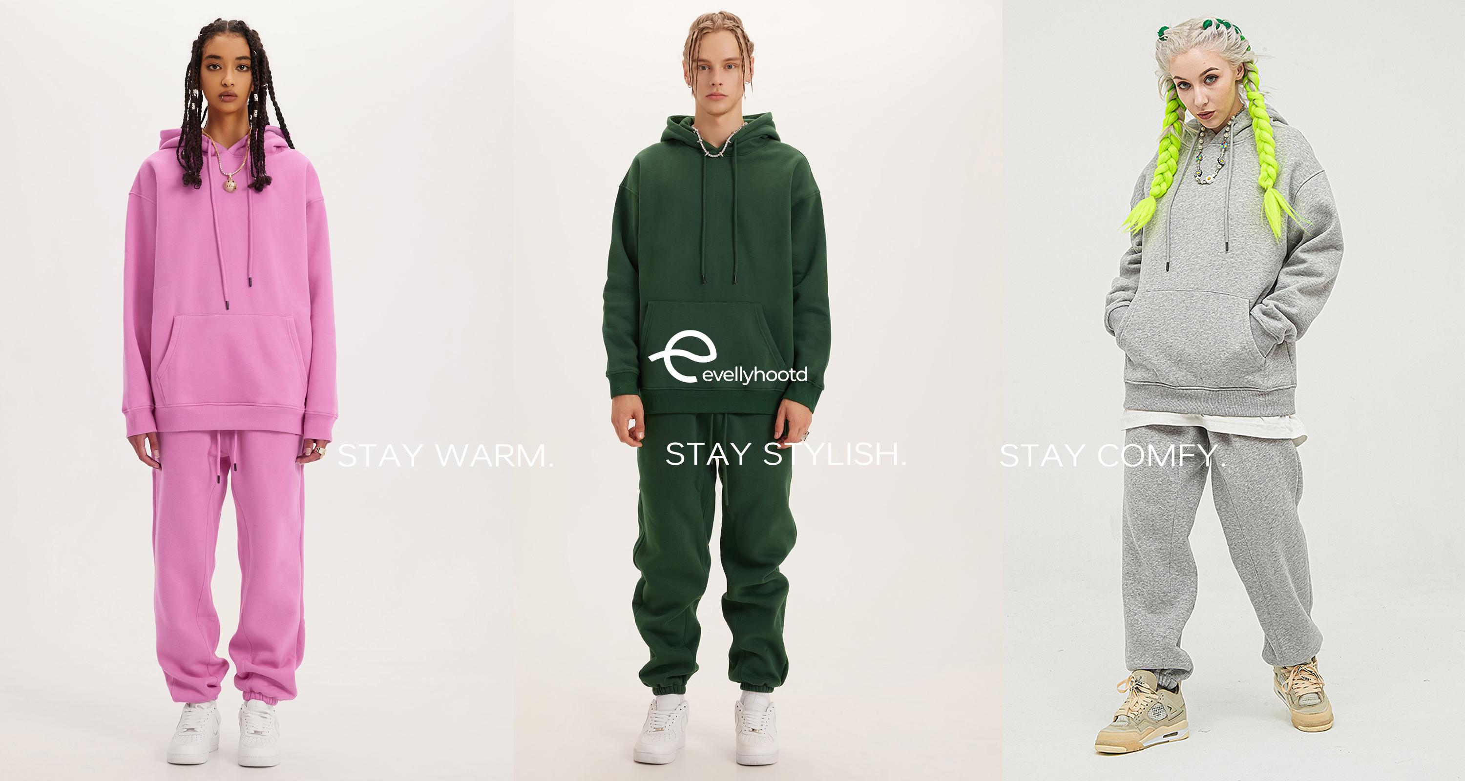 EVELLYHOOTD 600GSM Straight-Leg & Cuffed Baggy Fleece Sweatpants – Unisex Retro Streetwear for Spring Fall Winter | Soft & Cozy Fit【2025 New Drop】