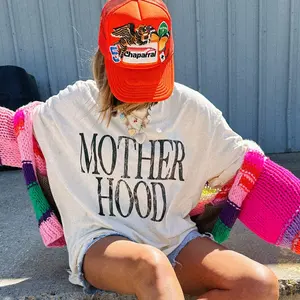 Comfort Colors ETTA OG Mother Hood Mom Day Graphic Tee - Mother Day Ivory