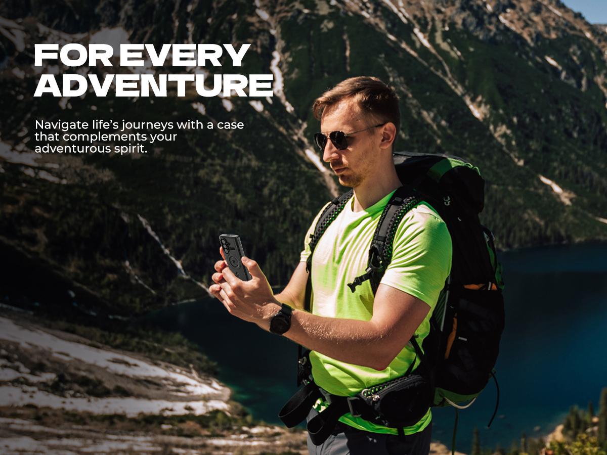 Dexnor Magnetic for Samsung Galaxy Z Fold 7 Case with Dual Kickstands & Front Screen Protector & Hinge Protection, Compatible with MagSafe, Full-Body Rugged Protective Cover Bumper Cases,6.5"