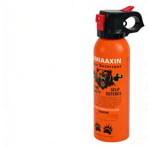 Protective spray– 40 ft Range, Maximum Strength, The Only EPA-Registered Spray for Bears & Mountain Lions, 10.9 oz, Glow Safety Clip, Outdoor Hiking & Camping Protection