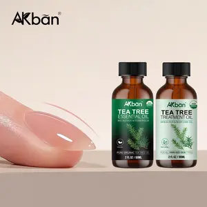 Tea tree multi-purpose conditioning oil moisturizes, repairs, and shines nails. Suitable for nail, face, and hair care. 60 ml/2 fl oz * 2