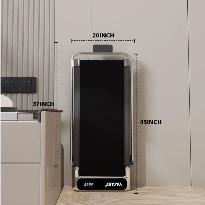 【Valentine's Day Special】YAGUD Home Gym Treadmill with Low-Noise Motor Dual Shock Absorption Adjustable Incline 265LBS Capacity Wheels Remote & FREE Resistance Bands 45x22x40 inch 【Valentine's Day Special】YAGUD Home Gym Treadmill with Low-Noise Motor Dual Shock Absorption Adjustable Incline 265LBS Capacity Wheels Remote & FREE Resistance Bands 45x22x40 inch