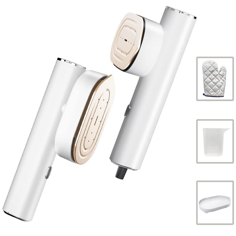 ELORTI Garment Steamer for Clothes，Hanrdheld Steamer & lron 2 In 1, Portable Travel Clothing Steamer lron,10s Fast Heat-Up,  Mini Garment Steamer & Iron，Holiday Gifts